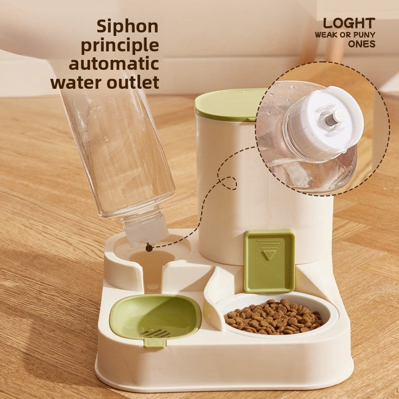 Double Bowl Pet Feeder
