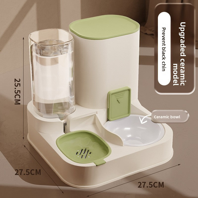 Double Bowl Pet Feeder