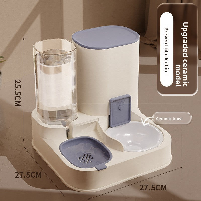 Double Bowl Pet Feeder