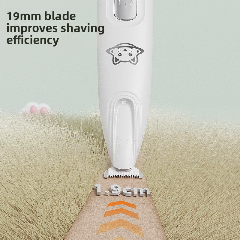 Rechargeable LED Pet Paw Hair Trimmer