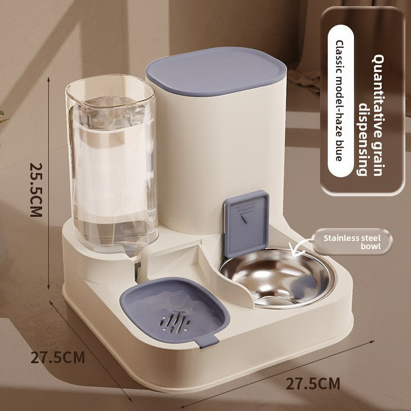 Double Bowl Pet Feeder