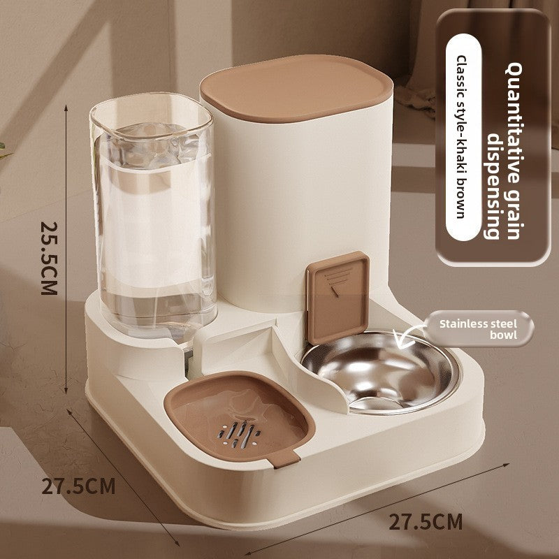 Double Bowl Pet Feeder