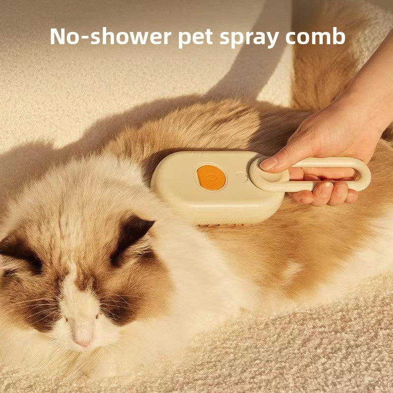 Electric Spray Pet Grooming Brush