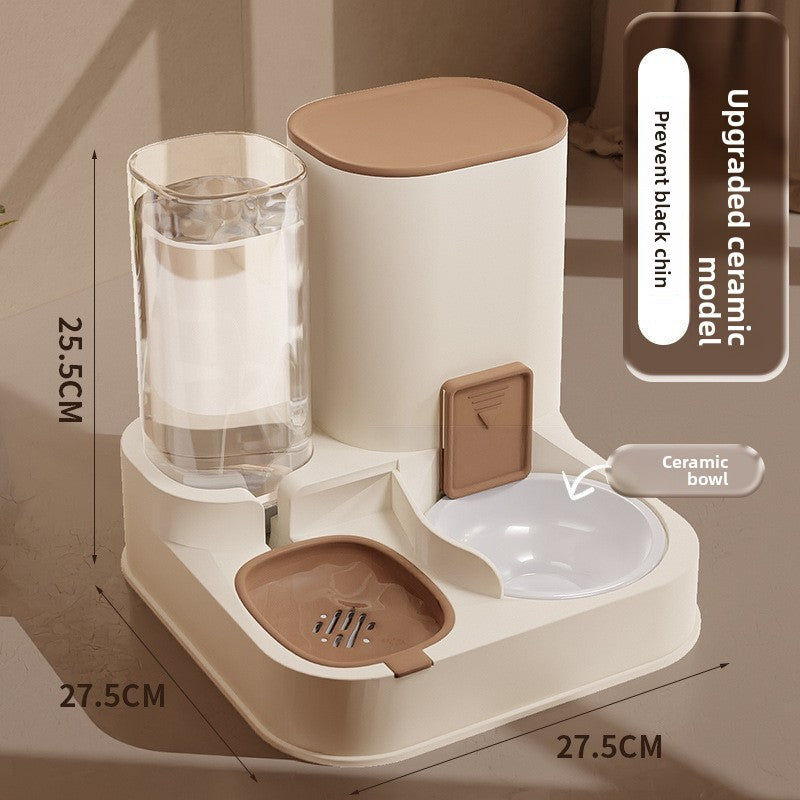 Double Bowl Pet Feeder