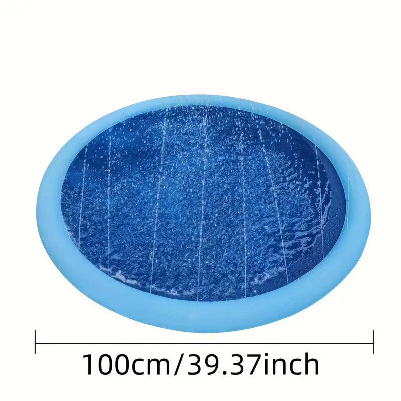 PVC Pet Water Spray Play Mat