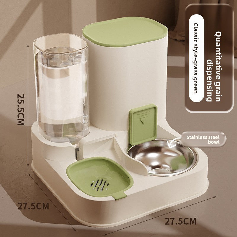 Double Bowl Pet Feeder